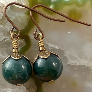 Bloodstone Earrings